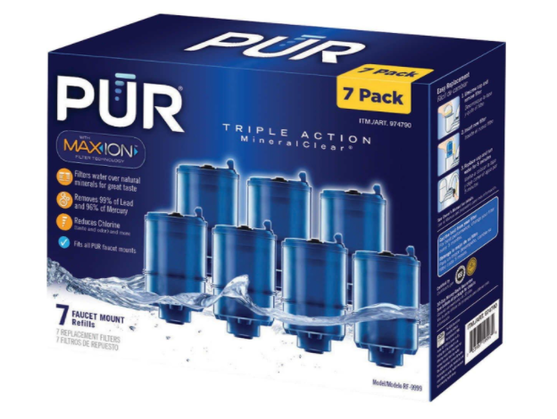 Pur water faucet refills poor quality water source